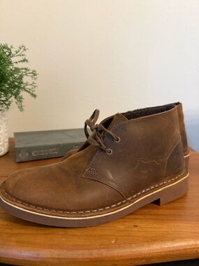 Clarks Women’s  Dark Brown Leather Chukka Boots